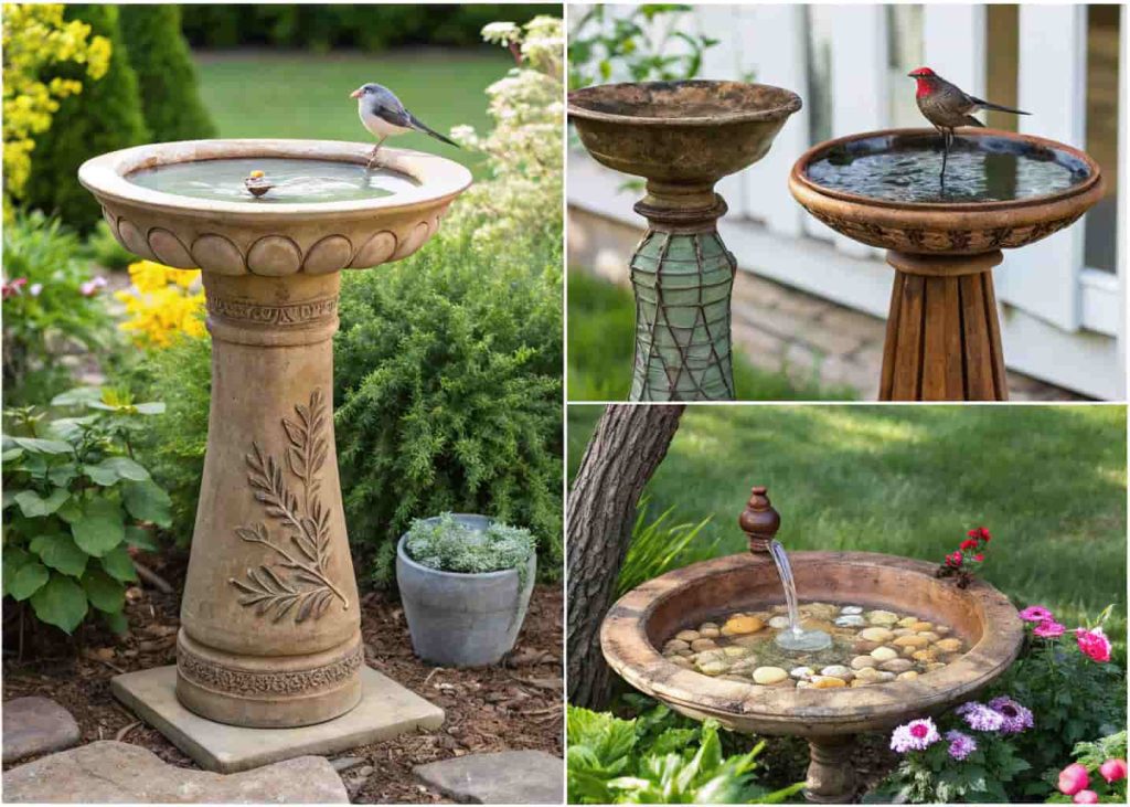 DIY Bird Bath Designs