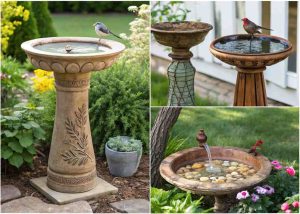DIY Bird Bath Designs